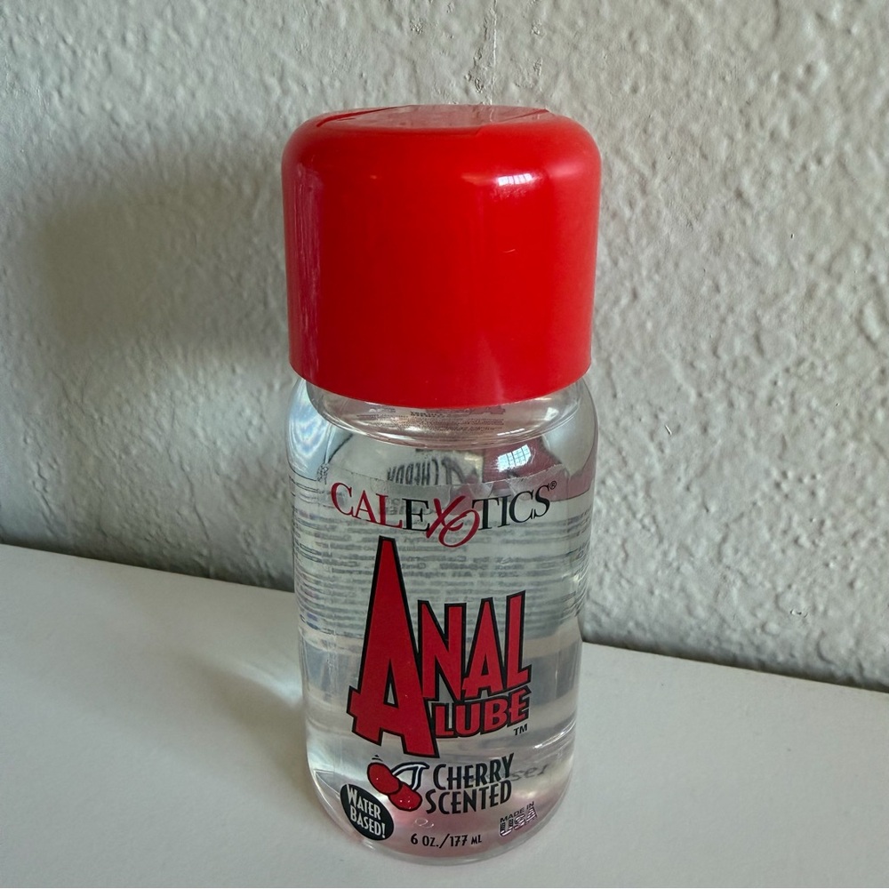 Calexotics, Anal Lube Cherry Scented Water Based Lubricant 6 oz
